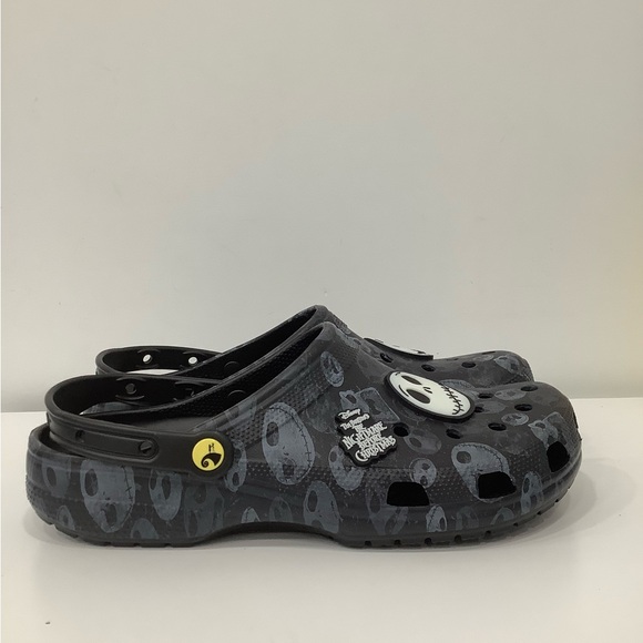Crocs Disney Nightmare Before Christmas Glow In The Dark Clogs Men Size 13 - Picture 4 of 6